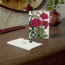 Load image into Gallery viewer, Flowering Rose Verdant Blank Greeting Card

