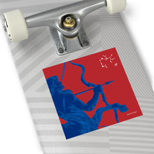 Load image into Gallery viewer, Sagittarius: The Stars Within Square Vinyl Stickers
