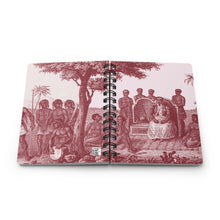 Load image into Gallery viewer, Public Gathering Baroque Noir Small Spiral Bound Notebook
