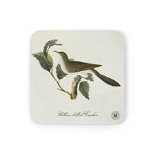 Load image into Gallery viewer, Yellow-billed Cuckoo Avian Splendor Cork Back Coaster
