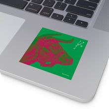 Load image into Gallery viewer, Taurus: The Stars Within Square Vinyl Stickers
