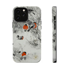 Load image into Gallery viewer, Bullfinches in Winter Avian Splendor MagSafe Tough Cases
