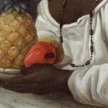 Load image into Gallery viewer, Haitian Woman With Fruit Baroque Noir Print
