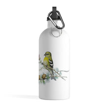 Load image into Gallery viewer, American White-winged Crossbill Avian Splendor Stainless Steel Water Bottle
