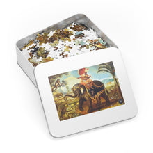 Load image into Gallery viewer, Allegorical Africa Baroque Noir Jigsaw Puzzle
