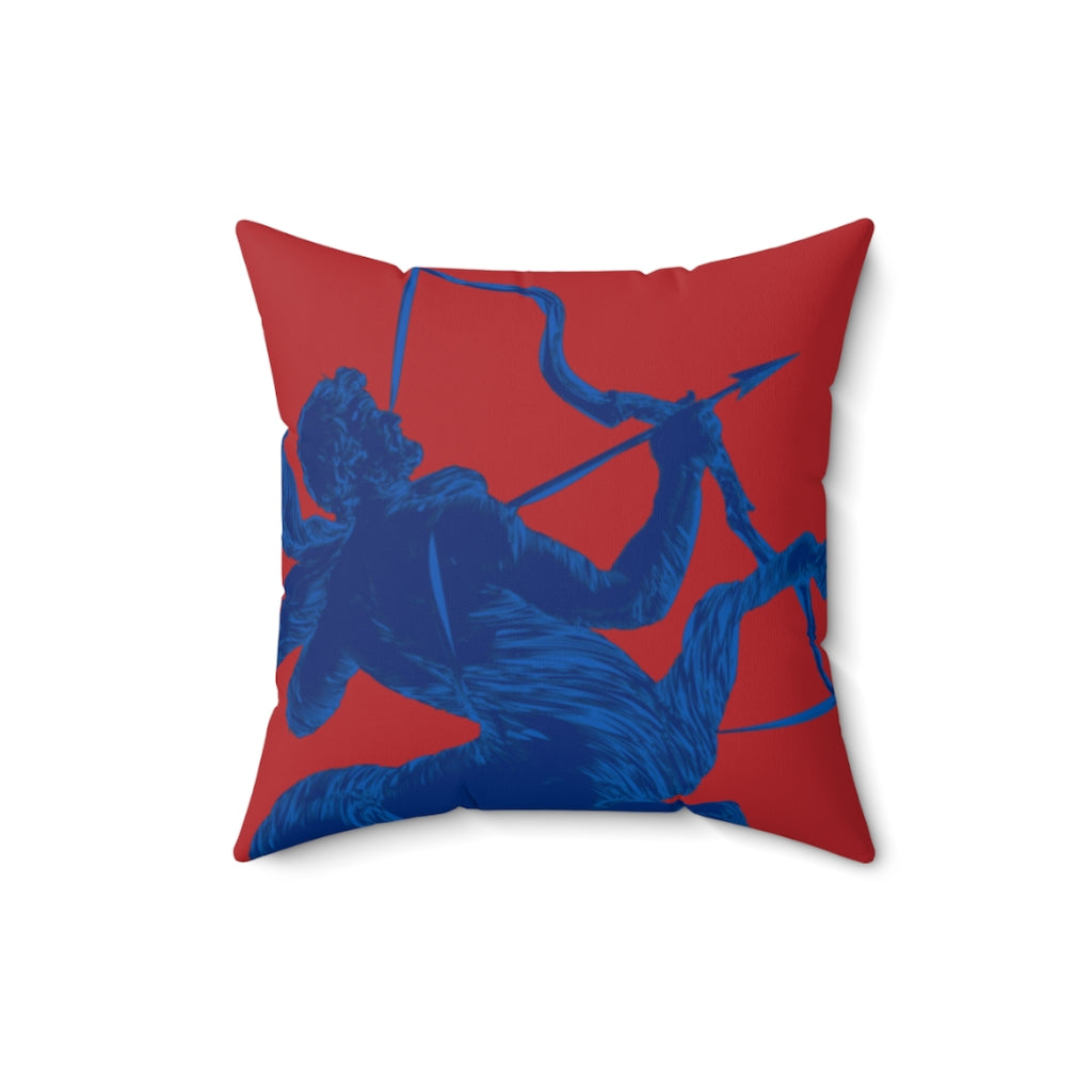 Sagittarius: The Stars Within Faux Suede Throw Pillow