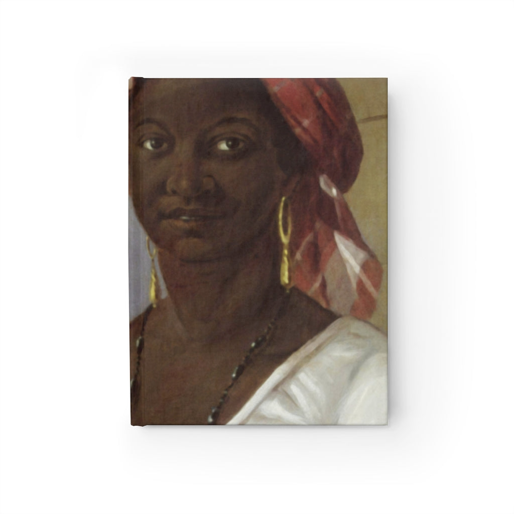 Haitian Woman With Fruit Baroque Noir Journal - Ruled Line