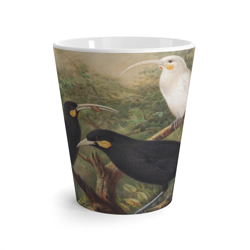 Three Huia Avian Splendor Latte Mug