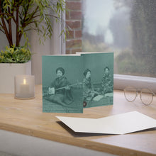 Load image into Gallery viewer, Japanese Musicians: Vestigial Light Blank Greeting Card
