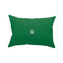 Load image into Gallery viewer, Flowering Rose Verdant Broadcloth Throw Pillow
