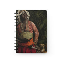 Load image into Gallery viewer, Master of Hounds Baroque Noir Small Spiral Bound Notebook
