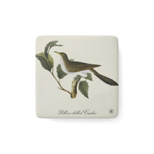Load image into Gallery viewer, Yellow-billed Cuckoo Avian Splendor Porcelain Square Magnet
