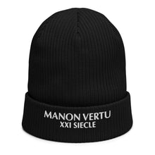 Load image into Gallery viewer, Manon Vertu XXI Siècle Organic Ribbed Beanie
