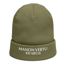 Load image into Gallery viewer, Manon Vertu XXI Siècle Organic Ribbed Beanie
