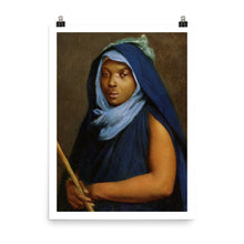 Load image into Gallery viewer, Moroccan Woman Baroque Noir Print
