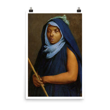 Load image into Gallery viewer, Moroccan Woman Baroque Noir Print
