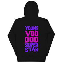 Load image into Gallery viewer, Young Voodoo Superstar Purple/Magenta Diaspora Bazaar Premium Hoodie
