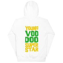 Load image into Gallery viewer, Young Voodoo Superstar Yellow/Green Diaspora Bazaar Premium Hoodie
