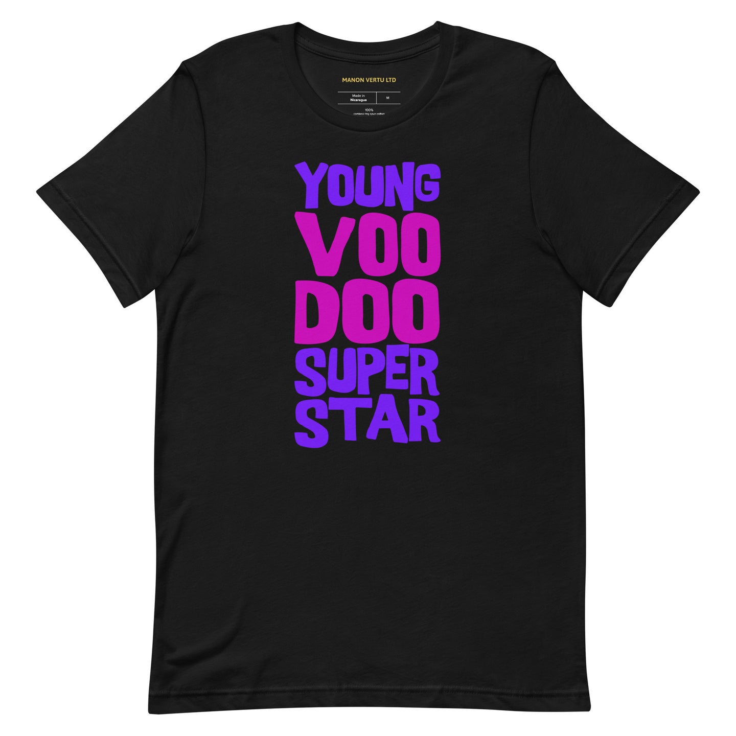 Young Voodoo Superstar Purple/Magenta Diaspora Bazaar Tshirt