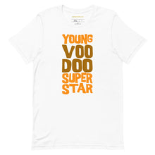 Load image into Gallery viewer, Young Voodoo Superstar Orange/Brown Diaspora Bazaar Tshirt
