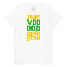 Load image into Gallery viewer, Young Voodoo Superstar Yellow/Green Diaspora Bazaar Tshirt
